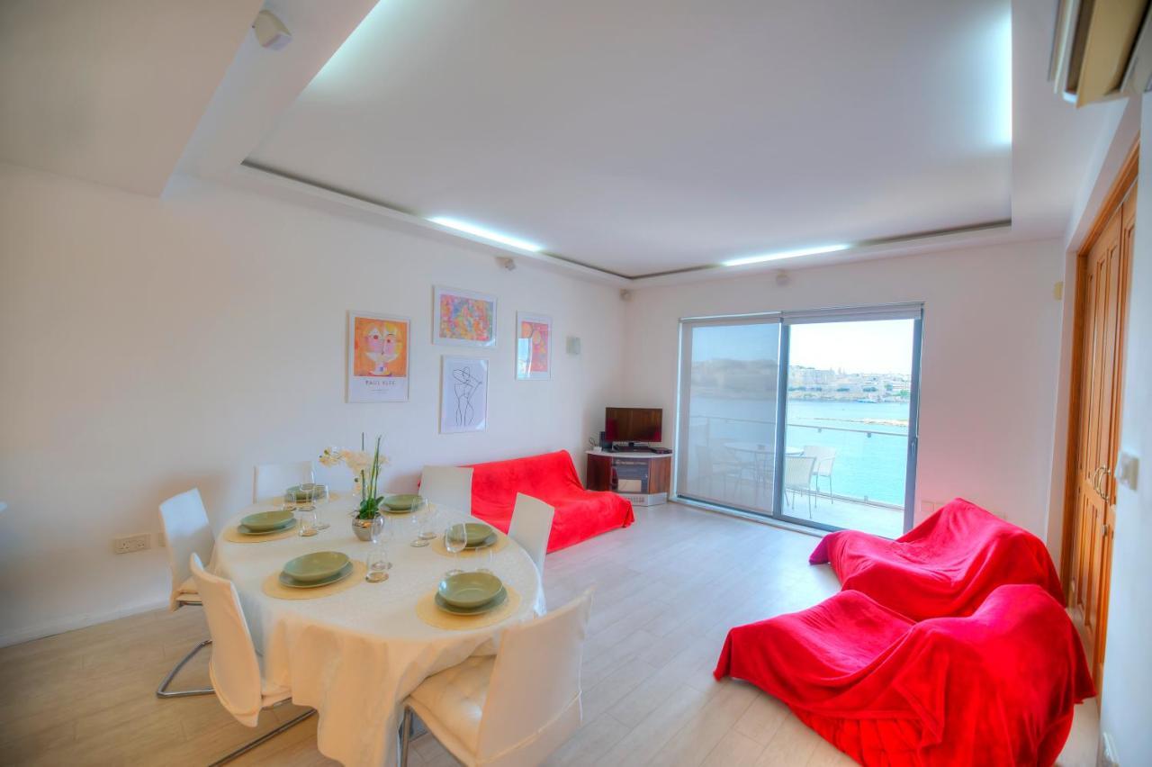 Bright And Spacious 3 Bedroom Apartment With Breathtaking Views - Goslm-5 Sliema Luaran gambar